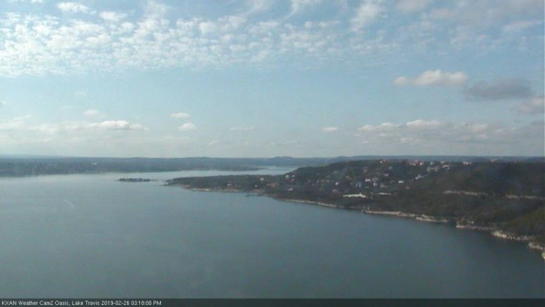 Lake Travis webcam, February 26, 2019 2:20 PM CT