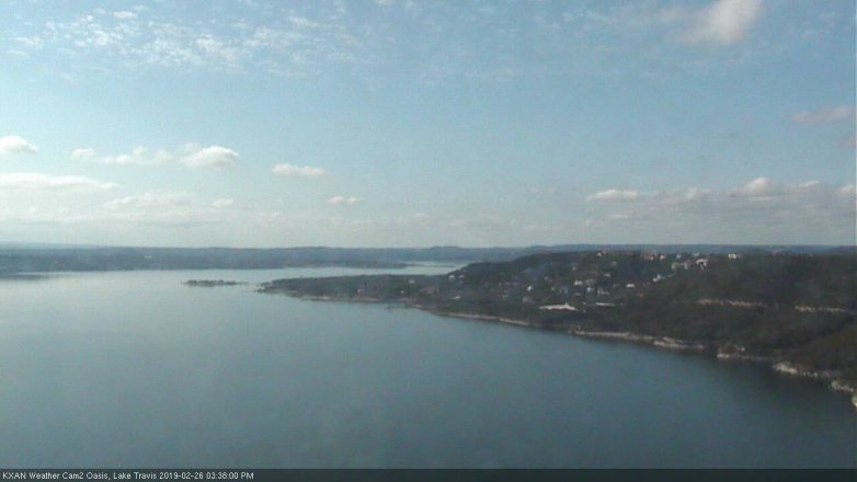 Lake Travis webcam, February 26, 2019 2:40 PM CT