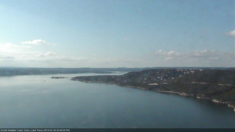 Lake Travis webcam, February 26, 2019 2:50 PM CT