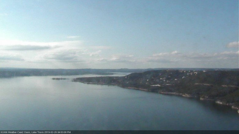 Lake Travis webcam, February 26, 2019 3:05 PM CT