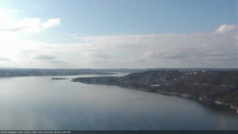 Lake Travis webcam, February 26, 2019 3:25 PM CT