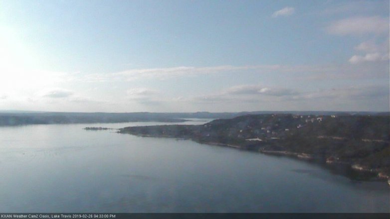 Lake Travis webcam, February 26, 2019 3:35 PM CT