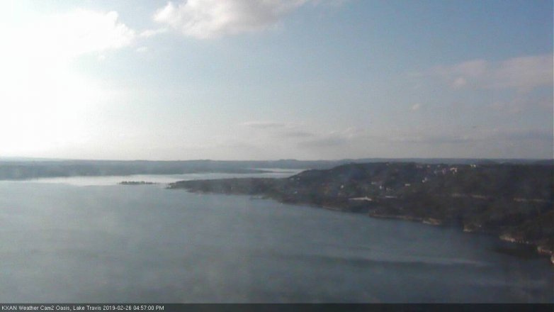 Lake Travis webcam, February 26, 2019 4:00 PM CT