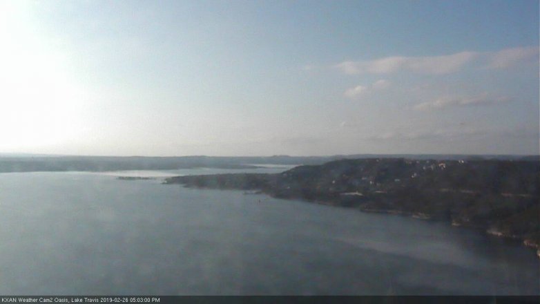 Lake Travis webcam, February 26, 2019 4:05 PM CT