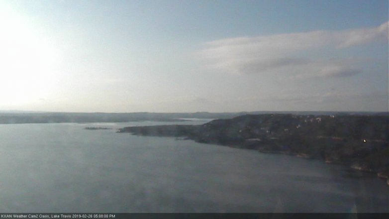 Lake Travis webcam, February 26, 2019 4:10 PM CT