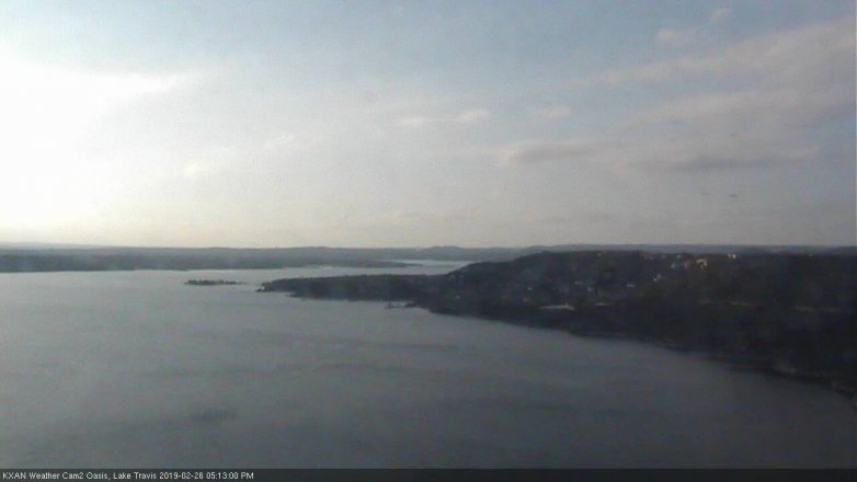 Lake Travis webcam, February 26, 2019 4:15 PM CT