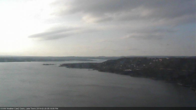 Lake Travis webcam, February 26, 2019 4:20 PM CT