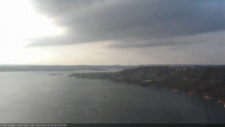 Lake Travis webcam, February 26, 2019 4:25 PM CT