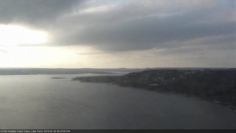 Lake Travis webcam, February 26, 2019 4:30 PM CT