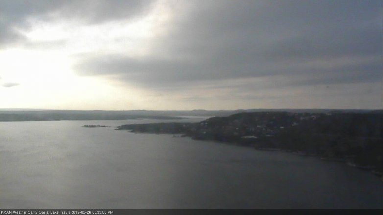 Lake Travis webcam, February 26, 2019 4:35 PM CT