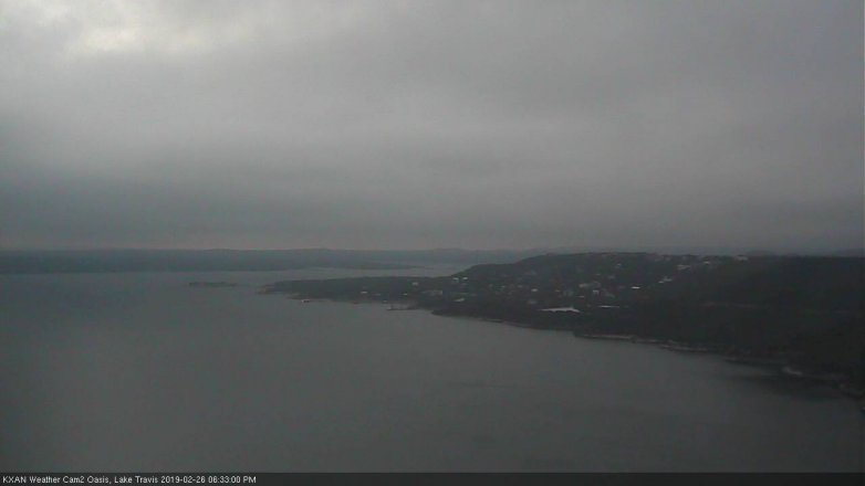 Lake Travis webcam, February 26, 2019 5:35 PM CT