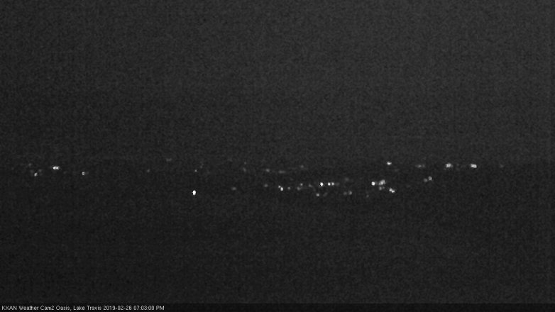 Lake Travis webcam, February 26, 2019 6:05 PM CT