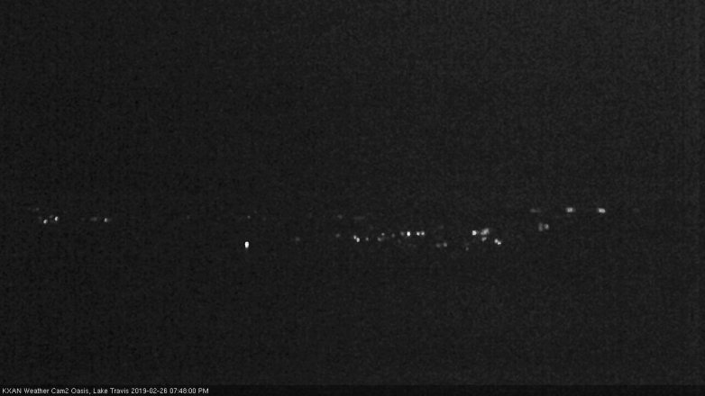 Lake Travis webcam, February 26, 2019 6:50 PM CT