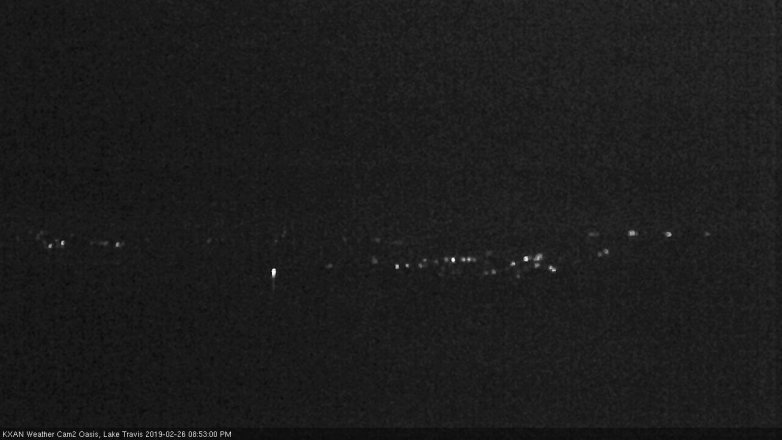 Lake Travis webcam, February 26, 2019 7:55 PM CT