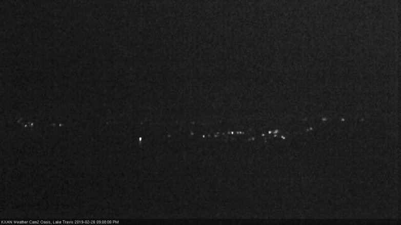 Lake Travis webcam, February 26, 2019 8:10 PM CT
