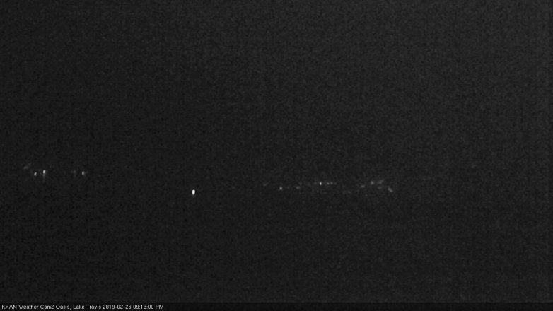 Lake Travis webcam, February 26, 2019 8:15 PM CT