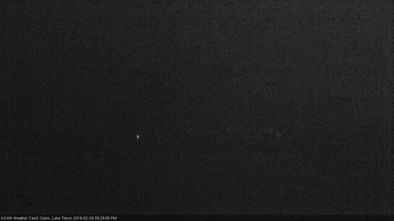 Lake Travis webcam, February 26, 2019 8:30 PM CT