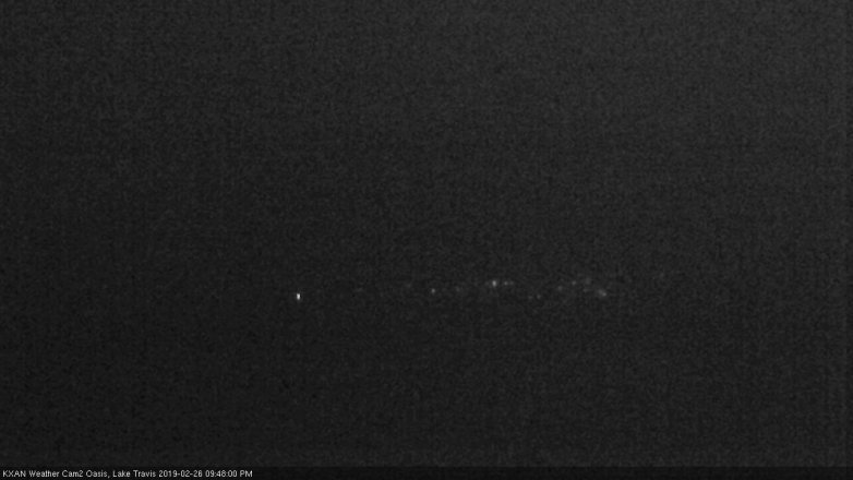 Lake Travis webcam, February 26, 2019 8:50 PM CT