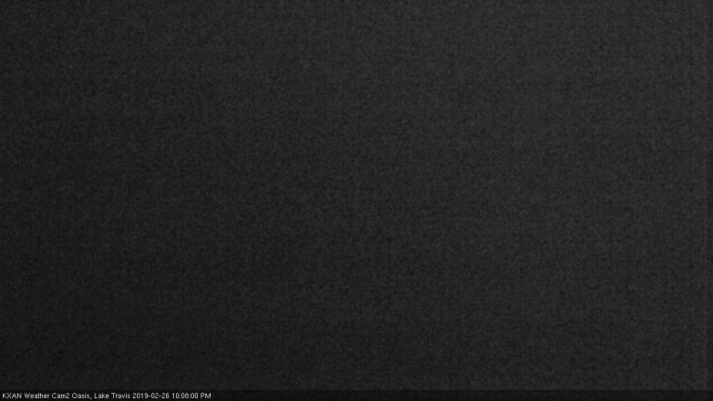 Lake Travis webcam, February 26, 2019 9:10 PM CT