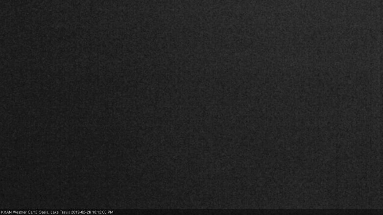 Lake Travis webcam, February 26, 2019 9:15 PM CT