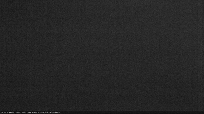 Lake Travis webcam, February 26, 2019 9:20 PM CT