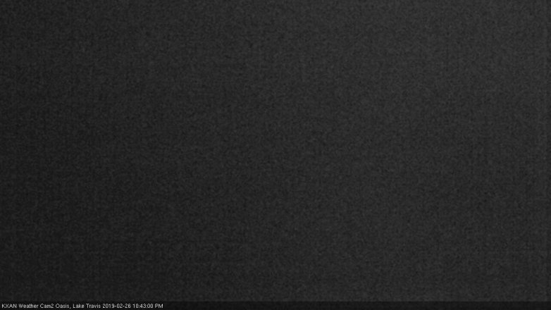 Lake Travis webcam, February 26, 2019 9:45 PM CT