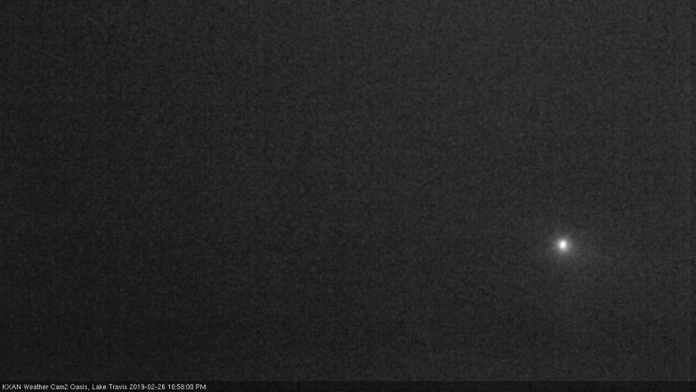 Lake Travis webcam, February 26, 2019 10:00 PM CT
