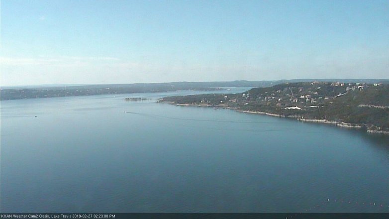 Lake Travis webcam, February 27, 2019 1:25 PM CT