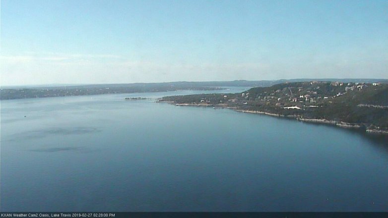 Lake Travis webcam, February 27, 2019 1:30 PM CT