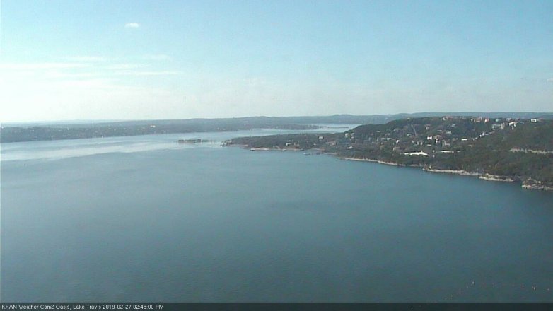 Lake Travis webcam, February 27, 2019 1:50 PM CT