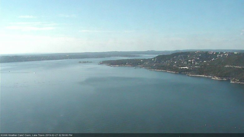 Lake Travis webcam, February 27, 2019 2:00 PM CT