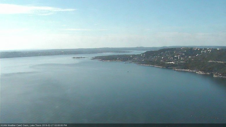 Lake Travis webcam, February 27, 2019 2:10 PM CT
