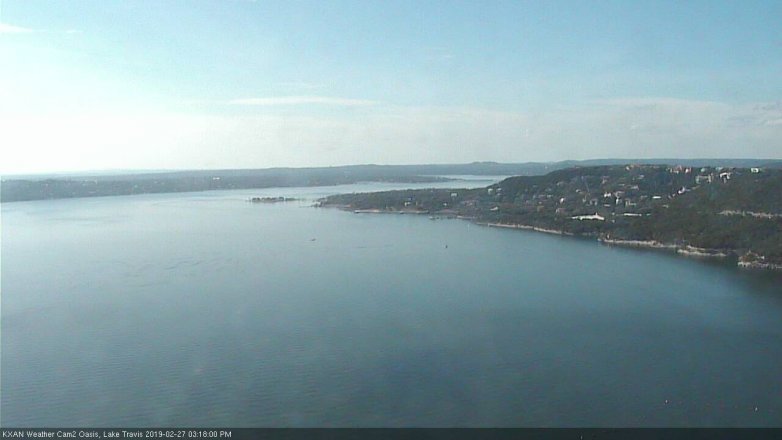 Lake Travis webcam, February 27, 2019 2:20 PM CT