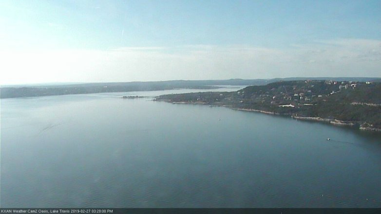 Lake Travis webcam, February 27, 2019 2:30 PM CT