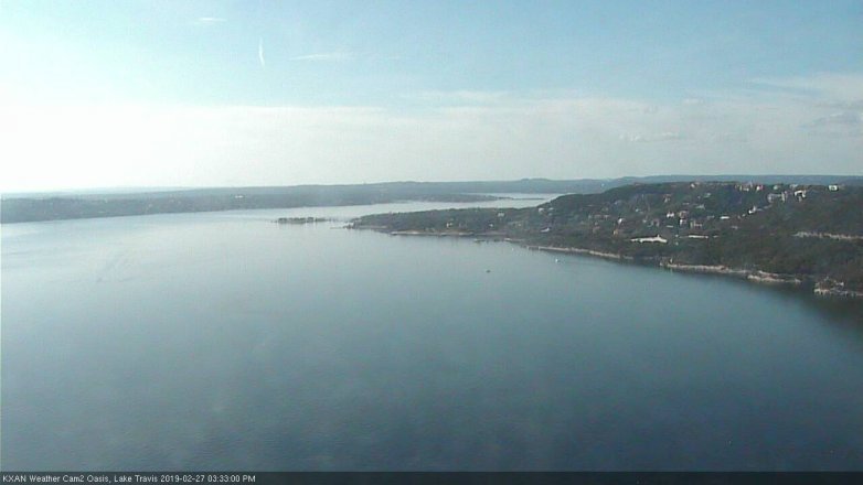 Lake Travis webcam, February 27, 2019 2:35 PM CT