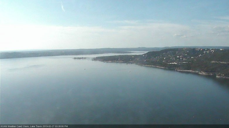 Lake Travis webcam, February 27, 2019 2:40 PM CT