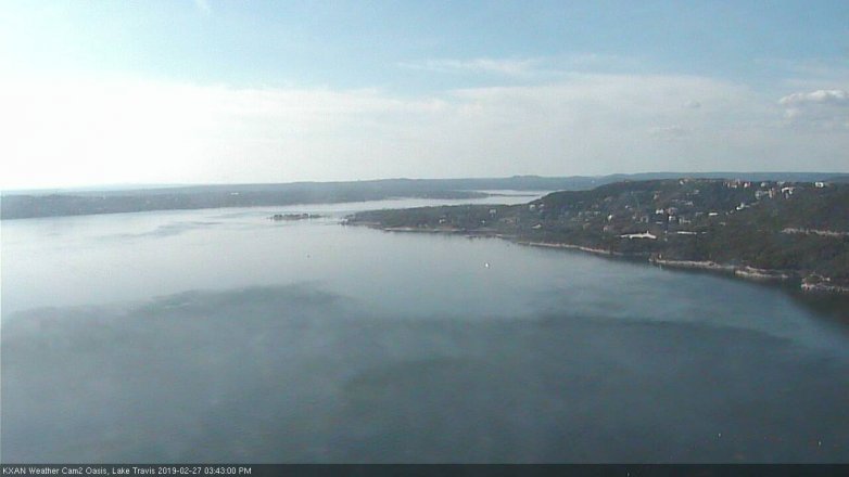 Lake Travis webcam, February 27, 2019 2:45 PM CT