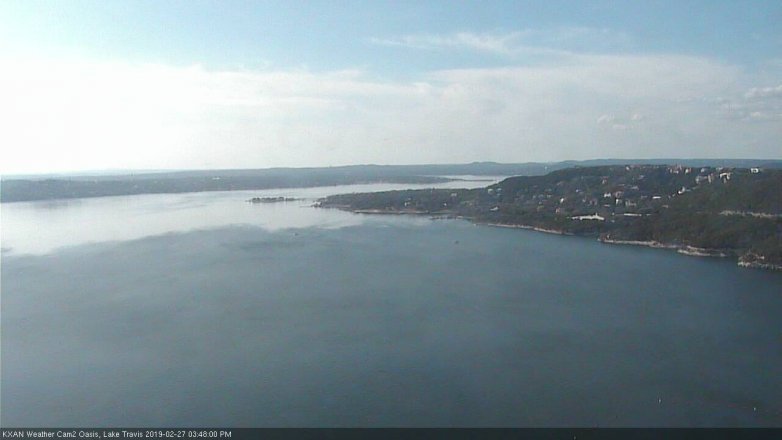 Lake Travis webcam, February 27, 2019 2:50 PM CT