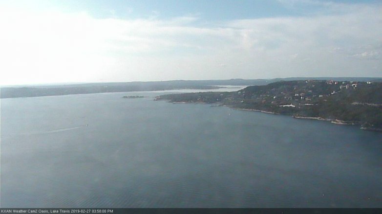 Lake Travis webcam, February 27, 2019 3:00 PM CT