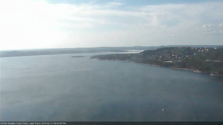 Lake Travis webcam, February 27, 2019 3:05 PM CT