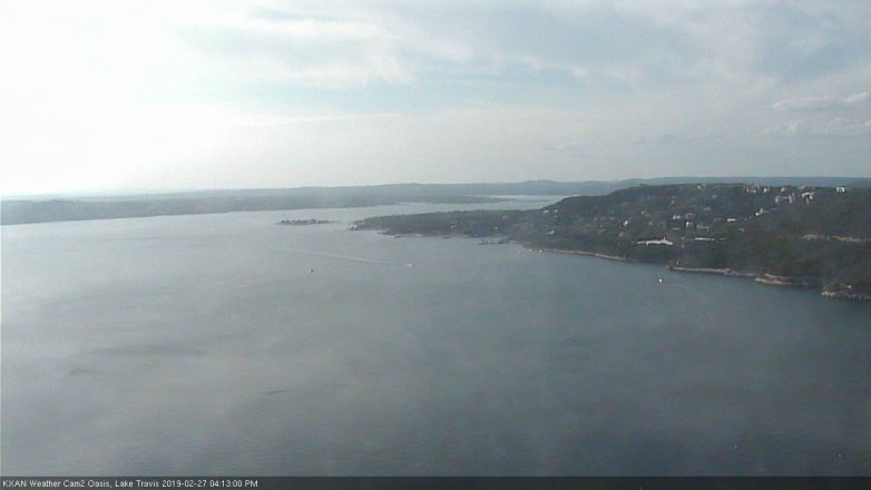 Lake Travis webcam, February 27, 2019 3:15 PM CT