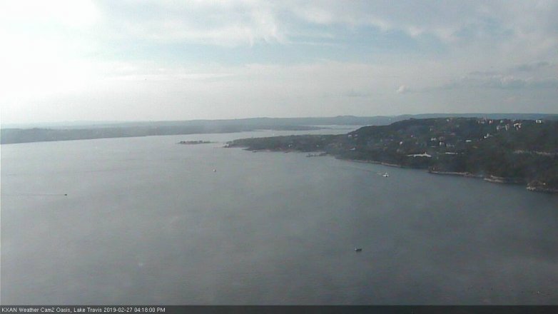 Lake Travis webcam, February 27, 2019 3:20 PM CT