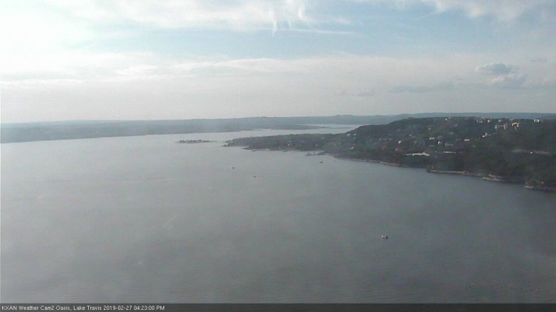 Lake Travis webcam, February 27, 2019 3:25 PM CT