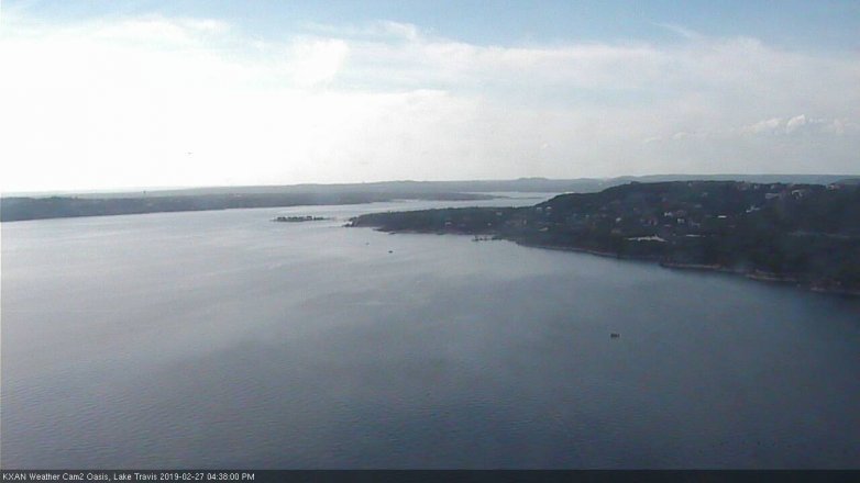 Lake Travis webcam, February 27, 2019 3:40 PM CT