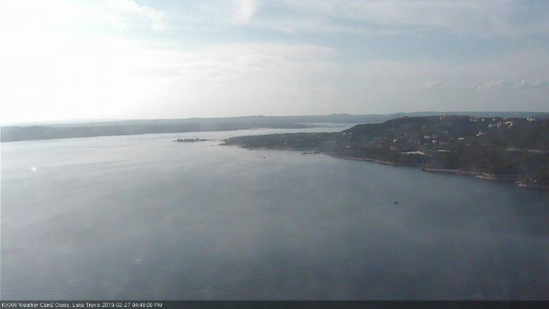Lake Travis webcam, February 27, 2019 3:50 PM CT