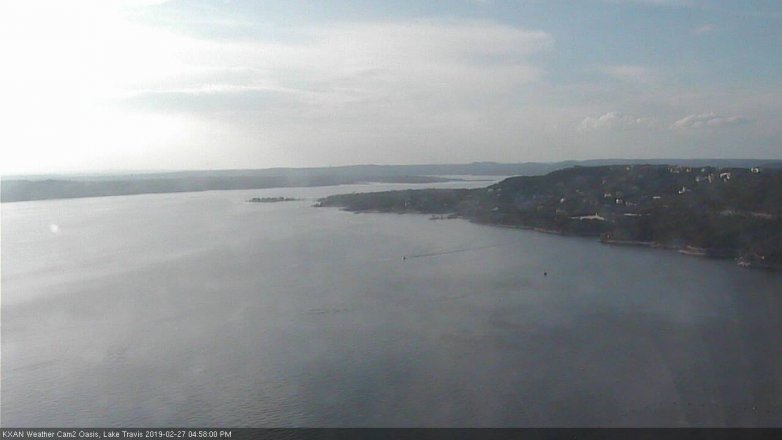 Lake Travis webcam, February 27, 2019 4:00 PM CT