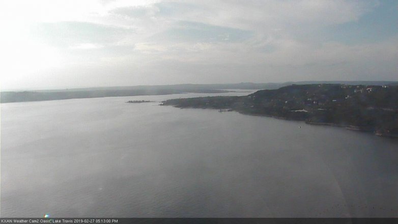 Lake Travis webcam, February 27, 2019 4:15 PM CT