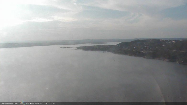 Lake Travis webcam, February 27, 2019 4:20 PM CT