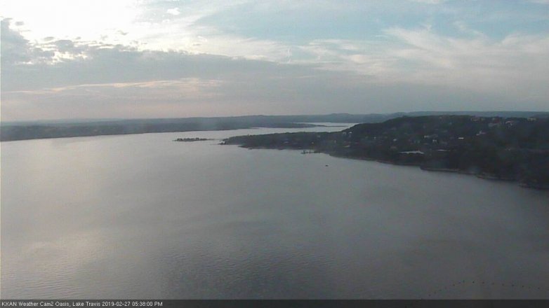 Lake Travis webcam, February 27, 2019 4:40 PM CT