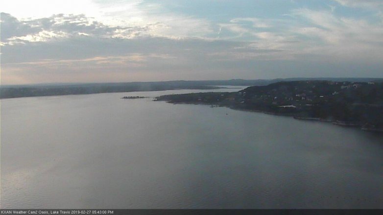 Lake Travis webcam, February 27, 2019 4:45 PM CT